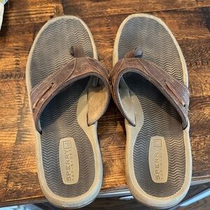 Sperry Brown Flip-Flop Sandals